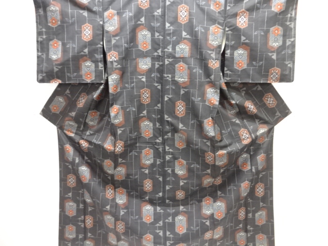 Japanese Kimono / Tsumugi Omeshi Silk